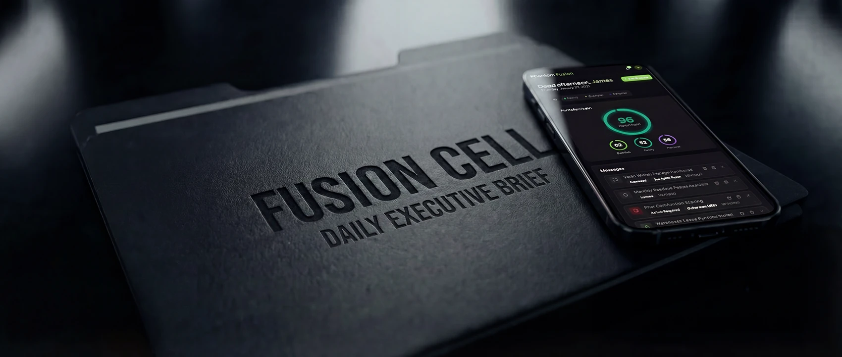 Fusion Cell daily brief interface